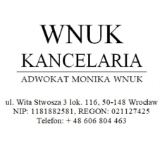 WNUK KANCELARIA - Kancelaria Adwokacka Adwokat Monika Wnuk